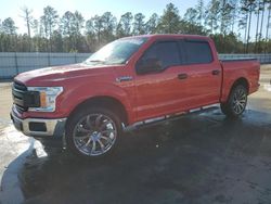 Salvage cars for sale from Copart Harleyville, SC: 2018 Ford F150 Supercrew