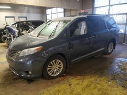 Salvage cars for sale at Indianapolis, IN auction: 2016 Toyota Sienna XLE