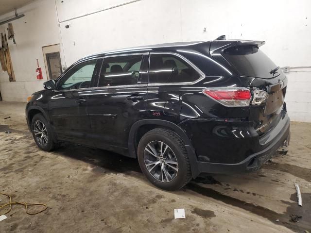 2016 Toyota Highlander XLE