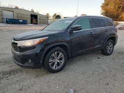 Vehiculos salvage en venta de Copart Knightdale, NC: 2015 Toyota Highlander XLE