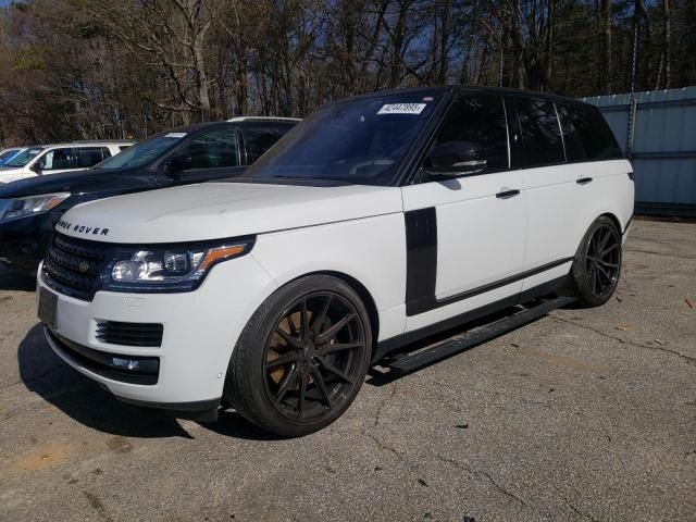 2016 Land Rover Range Rover Supercharged