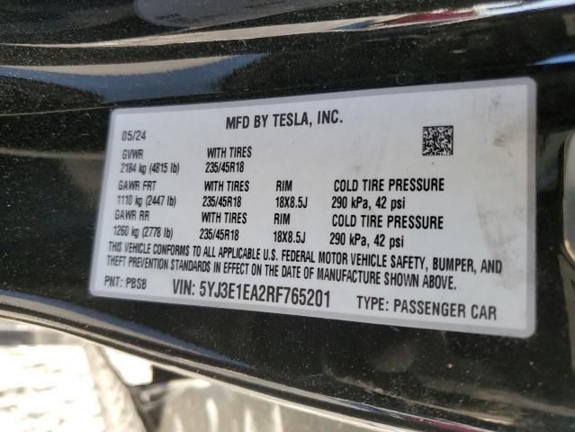 2024 Tesla Model 3