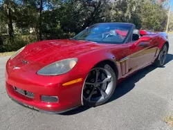 Salvage cars for sale at Orlando, FL auction: 2011 Chevrolet Corvette Grand Sport