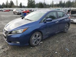 Nissan salvage cars for sale: 2018 Nissan Leaf S