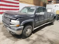 Salvage cars for sale at Anchorage, AK auction: 2002 Chevrolet Silverado K3500