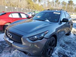 Salvage cars for sale at Waldorf, MD auction: 2015 Infiniti QX70