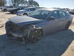 Salvage cars for sale at Loganville, GA auction: 2022 Honda Accord Sport