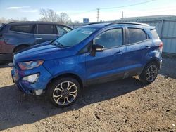 Salvage cars for sale from Copart Chicago Heights, IL: 2019 Ford Ecosport SES