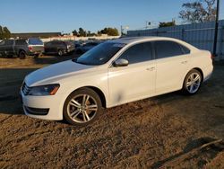 Salvage cars for sale at American Canyon, CA auction: 2014 Volkswagen Passat SE