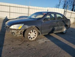 Salvage cars for sale at Dunn, NC auction: 2007 Honda Accord SE