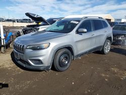 Salvage cars for sale at Brighton, CO auction: 2019 Jeep Cherokee Latitude Plus