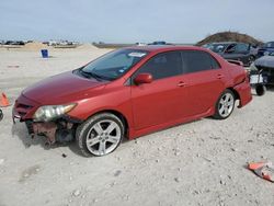 Salvage cars for sale at Temple, TX auction: 2013 Toyota Corolla Base