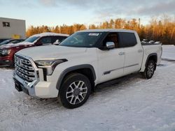 Salvage cars for sale from Copart Cookstown, ON: 2024 Toyota Tundra Crewmax Platinum