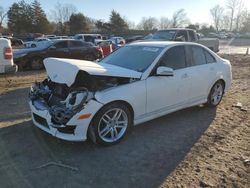 Salvage cars for sale from Copart Madisonville, TN: 2012 Mercedes-Benz C 300 4matic