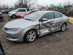 Salvage cars for sale at Baltimore, MD auction: 2015 Chrysler 200 Limited