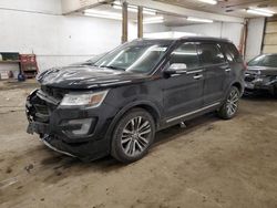 Vehiculos salvage en venta de Copart Ham Lake, MN: 2016 Ford Explorer Platinum