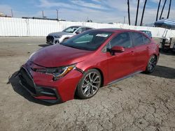 Salvage cars for sale at Van Nuys, CA auction: 2022 Toyota Corolla SE