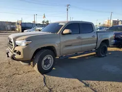 Toyota Tacoma Double cab salvage cars for sale: 2018 Toyota Tacoma Double Cab