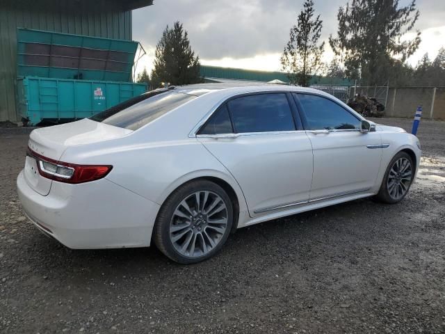 2017 Lincoln Continental Select