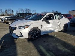 Salvage cars for sale at Spartanburg, SC auction: 2021 Nissan Sentra SR