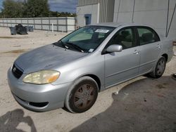 Salvage cars for sale at Apopka, FL auction: 2007 Toyota Corolla CE