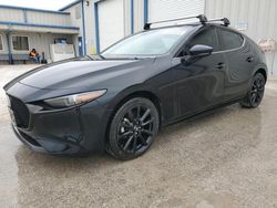 Salvage cars for sale at Houston, TX auction: 2022 Mazda 3 Premium-Manual