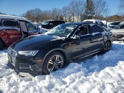 Salvage cars for sale at North Billerica, MA auction: 2017 Audi A4 Premium Plus