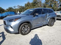 Salvage cars for sale at Ocala, FL auction: 2022 Toyota Highlander XLE