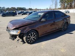 Salvage cars for sale at Dunn, NC auction: 2016 Volkswagen Jetta SE