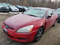 Honda salvage cars for sale: 2005 Honda Accord EX