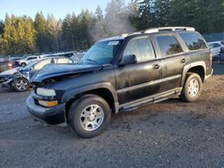 Chevrolet salvage cars for sale: 2002 Chevrolet Tahoe K1500