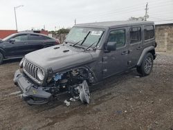 Salvage cars for sale from Copart Homestead, FL: 2025 Jeep Wrangler Sahara