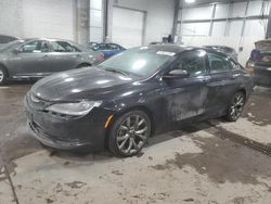 Chrysler salvage cars for sale: 2015 Chrysler 200 S