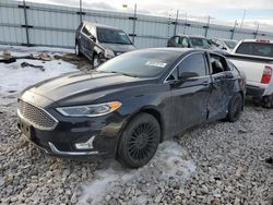 Salvage cars for sale at Cahokia Heights, IL auction: 2019 Ford Fusion Titanium