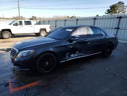 Salvage cars for sale at Montgomery, AL auction: 2015 Mercedes-Benz S 550 4matic