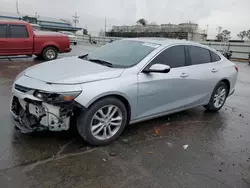 Salvage cars for sale at Tulsa, OK auction: 2018 Chevrolet Malibu LT