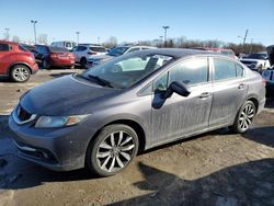 Salvage cars for sale at Indianapolis, IN auction: 2014 Honda Civic EXL