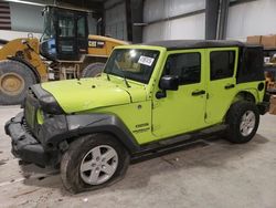 Salvage cars for sale at Greenwood, NE auction: 2017 Jeep Wrangler Unlimited Sport