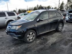 Salvage cars for sale at Denver, CO auction: 2008 Acura MDX Technology