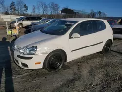 Salvage cars for sale at Spartanburg, SC auction: 2009 Volkswagen Rabbit