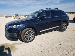 Salvage cars for sale at New Braunfels, TX auction: 2017 Audi Q7 Premium Plus