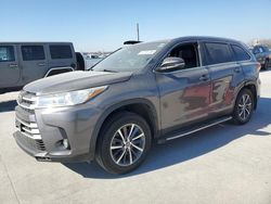 Toyota Highlander se salvage cars for sale: 2019 Toyota Highlander SE