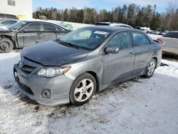 Salvage cars for sale at Cookstown, ON auction: 2012 Toyota Corolla Base