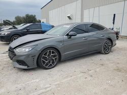 Salvage cars for sale at Apopka, FL auction: 2022 Hyundai Sonata N Line