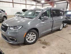 Salvage cars for sale at Lansing, MI auction: 2022 Chrysler Pacifica Touring L