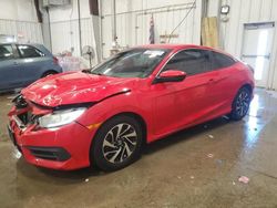 Salvage cars for sale at Franklin, WI auction: 2017 Honda Civic LX