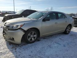 Salvage cars for sale at Woodhaven, MI auction: 2015 Chevrolet Malibu LS