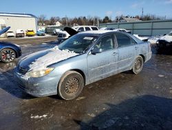 Salvage cars for sale at Pennsburg, PA auction: 2002 Toyota Camry LE