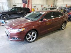 Salvage cars for sale from Copart Mcfarland, WI: 2016 Ford Fusion SE