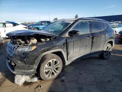 Salvage cars for sale at Woodhaven, MI auction: 2022 Jeep Compass Limited